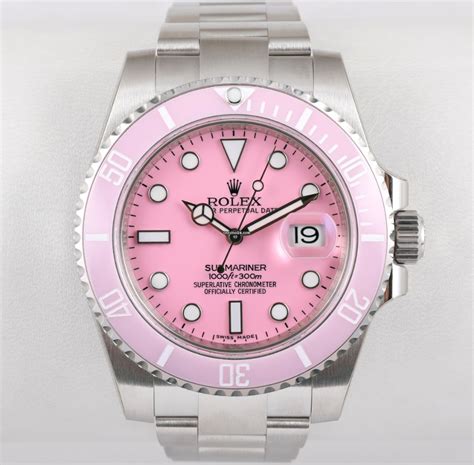 rolex submariner pink face|Rolex Submariner photos.